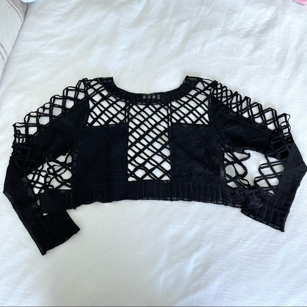 Lola x LF Black Crop Top